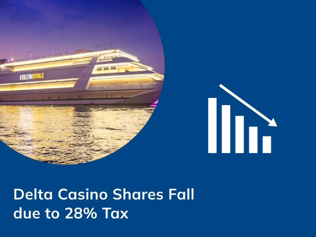 The shares of many casino companies including Delta Corp. collapsed due to the new decree to increase the tax rate by 28%.