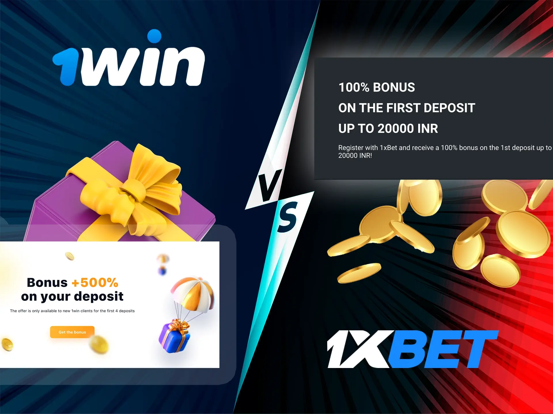 Try a welcome bonus from 1xbet or 1win.