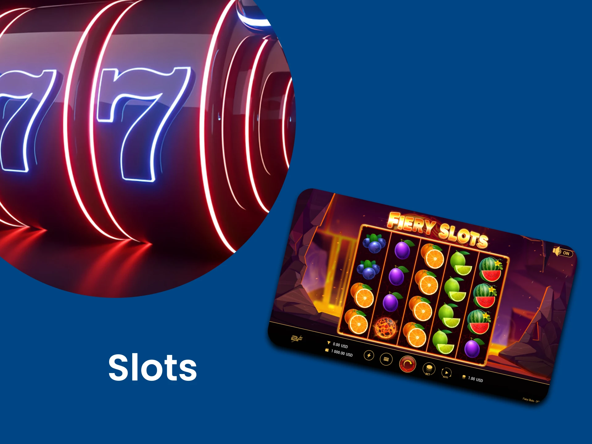 For casino games, choose Slots.