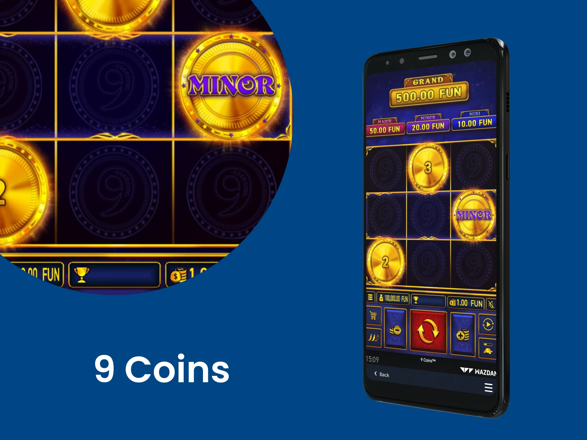 Try your hand at the game 9 Coins for Android.