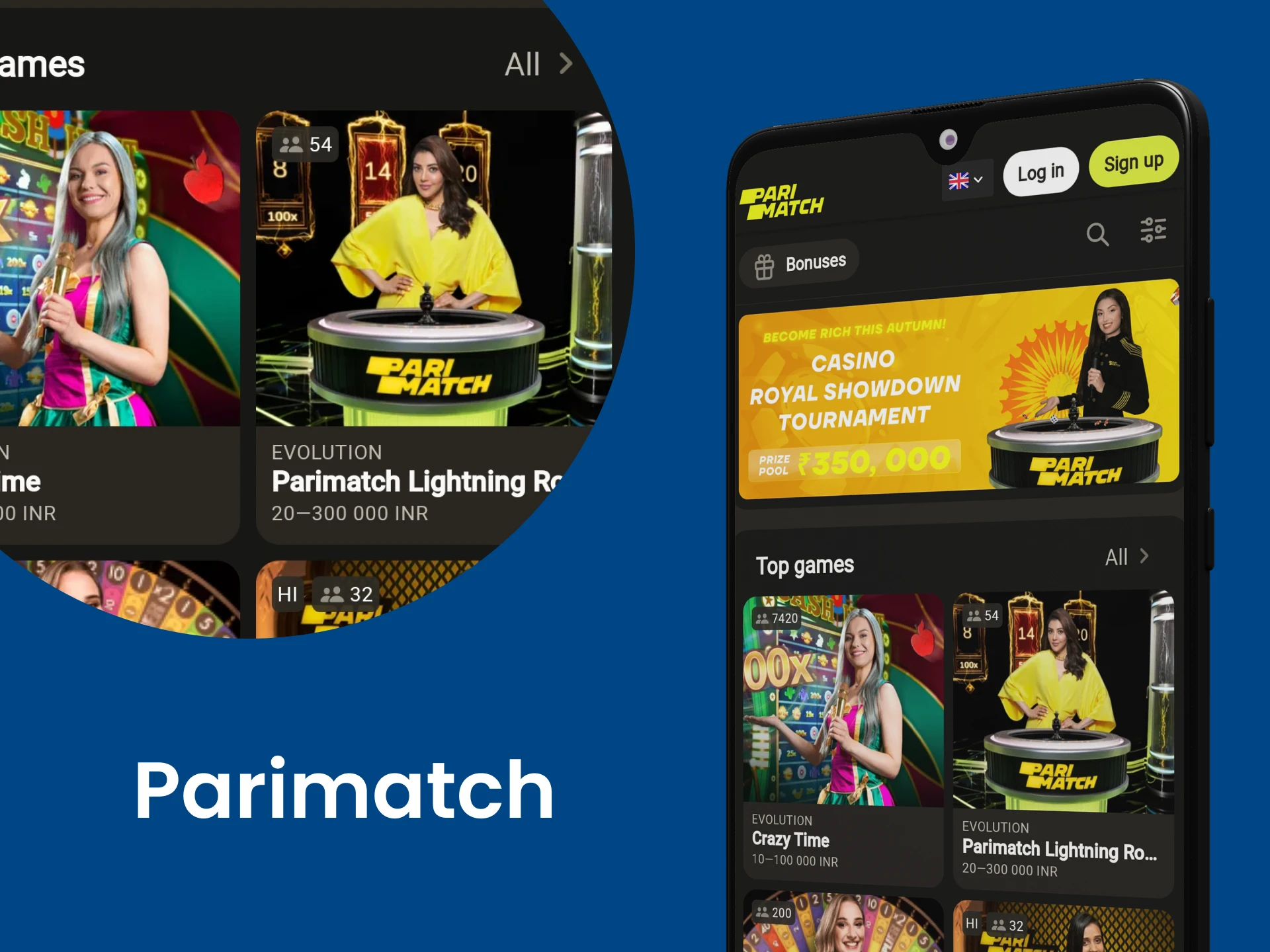 For casino games, choose Parimatch.