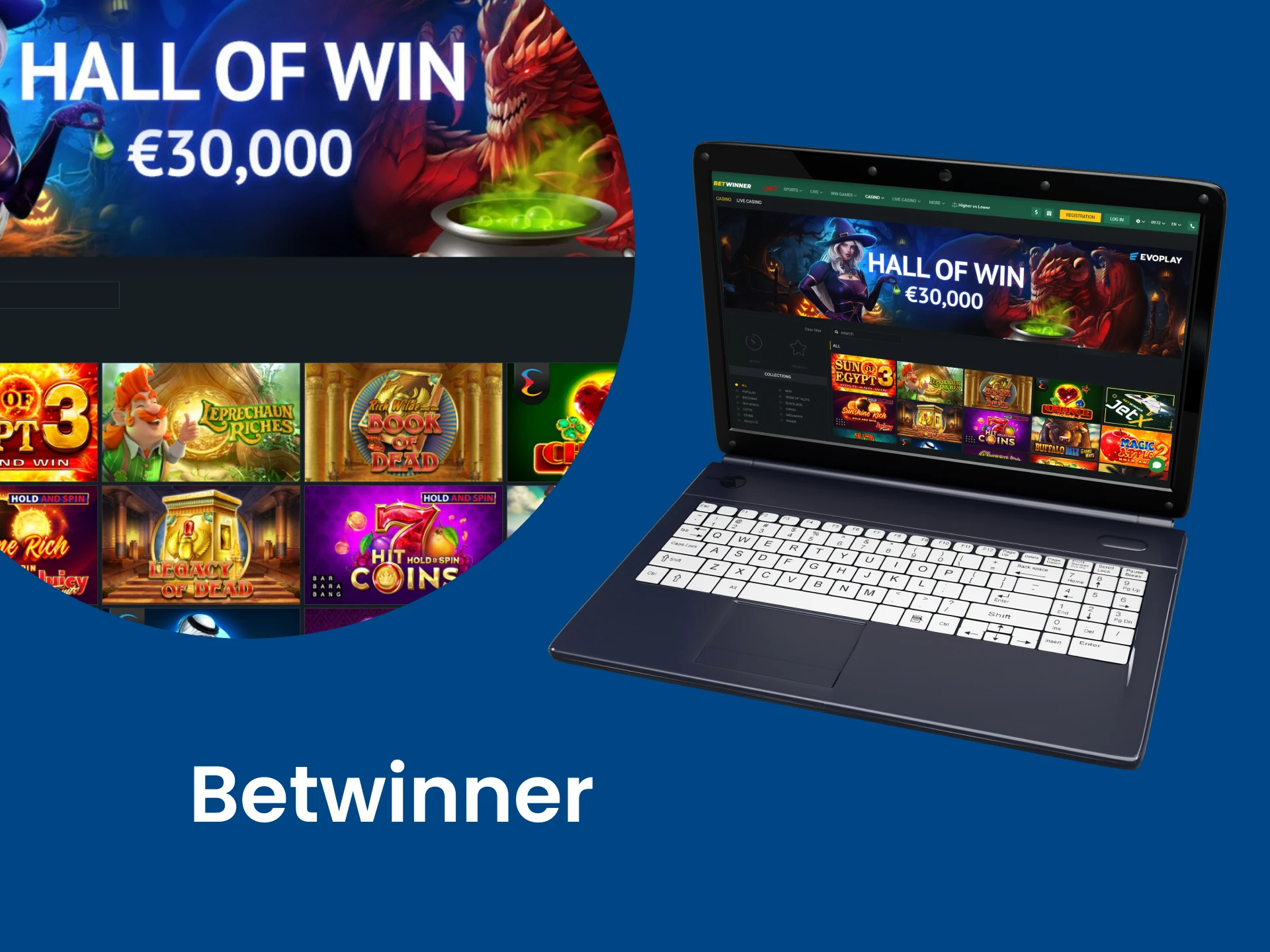 Betwinner is ideal for playing in online casinos.