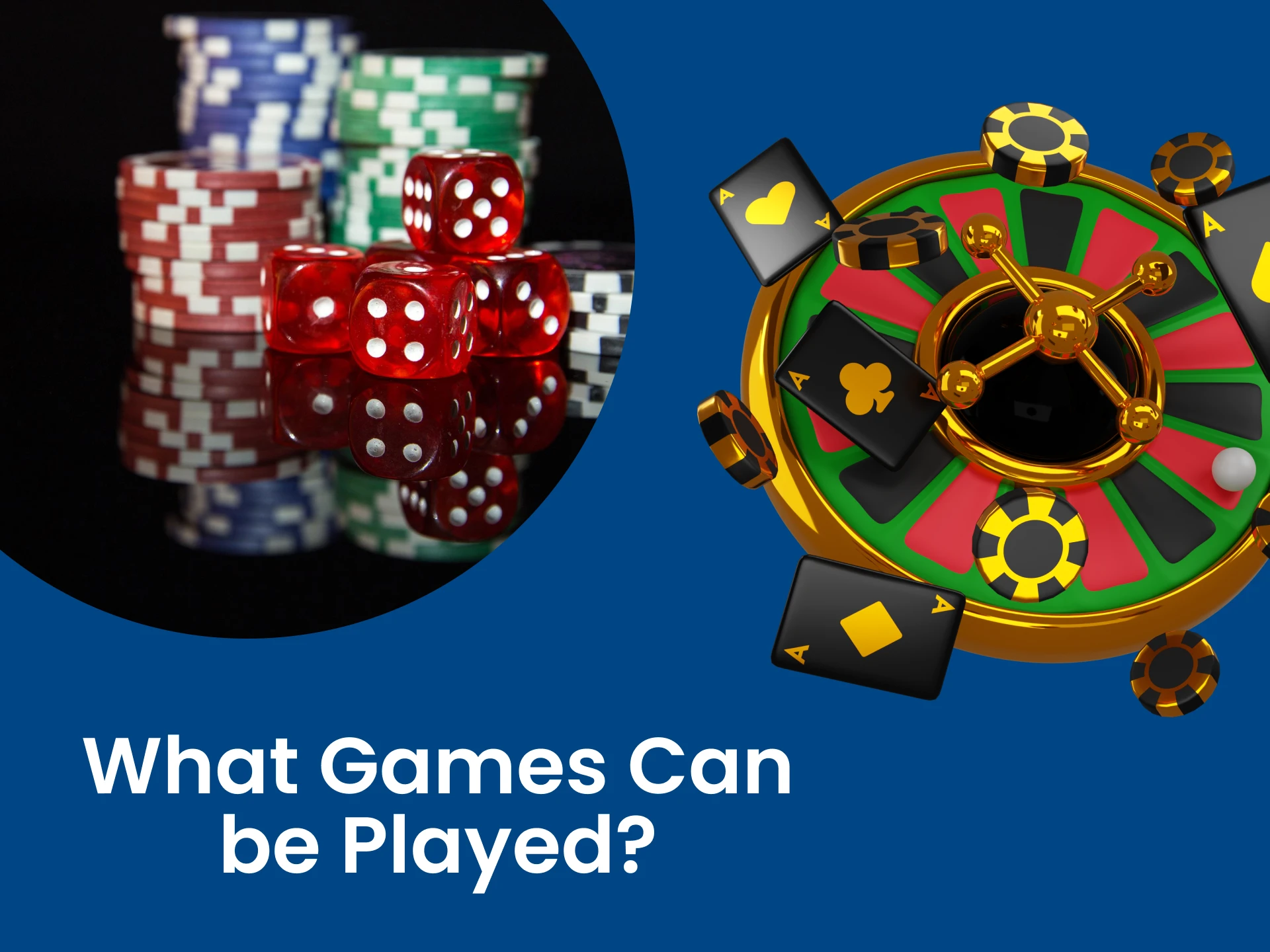 Find out what games are available in online casinos.