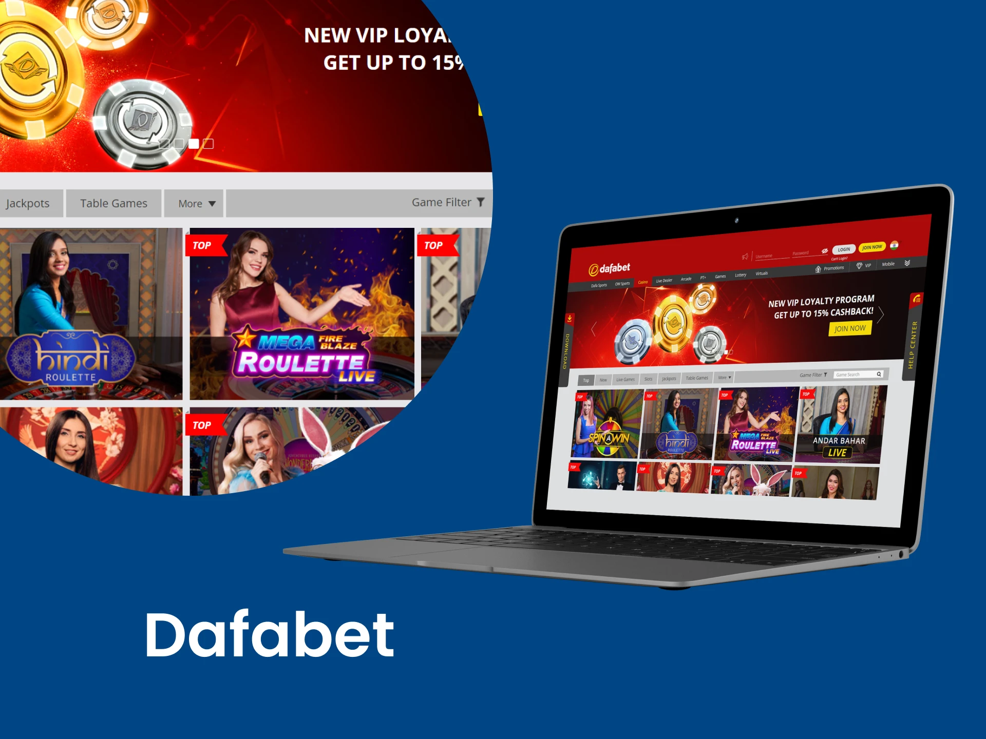 Dafabet is ideal for playing in online casinos.