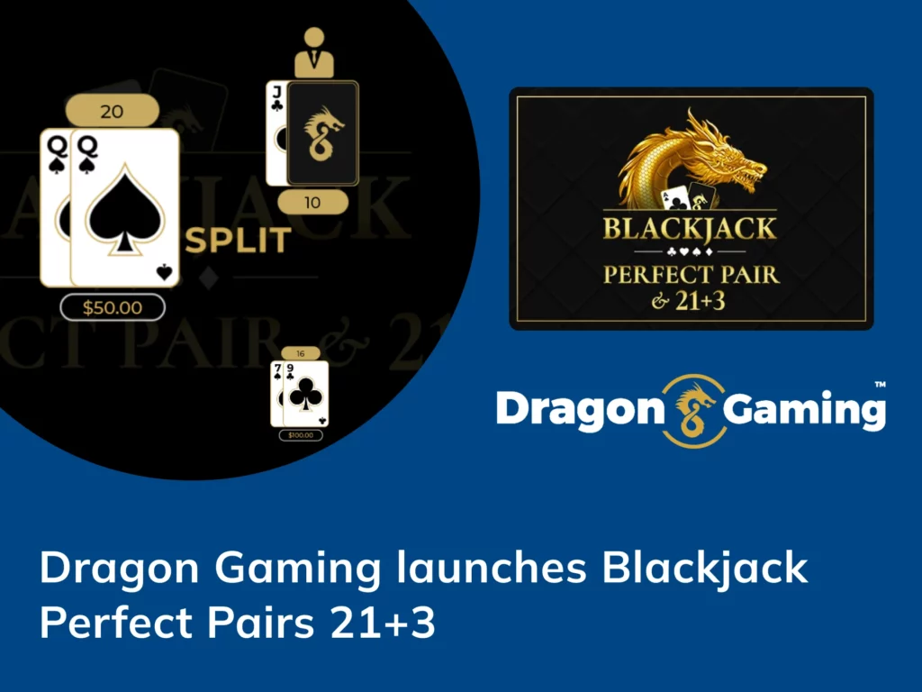 The developer of the best games on the gambling market Dragon Gaming has added a new game Blackjack Perfect Pairs & 21+3.