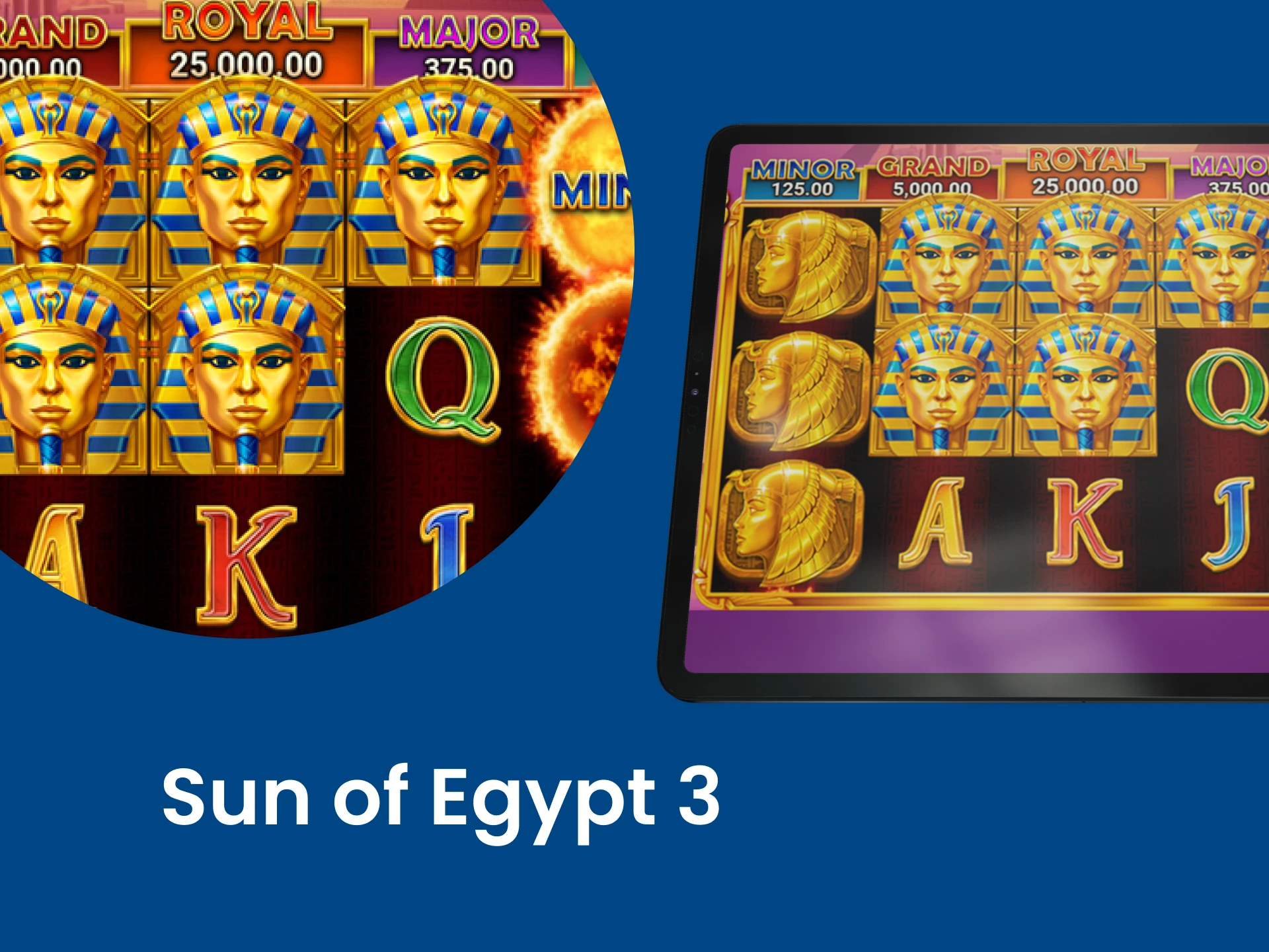 Try your hand at the Sun of Egypt 3 game for iPad.