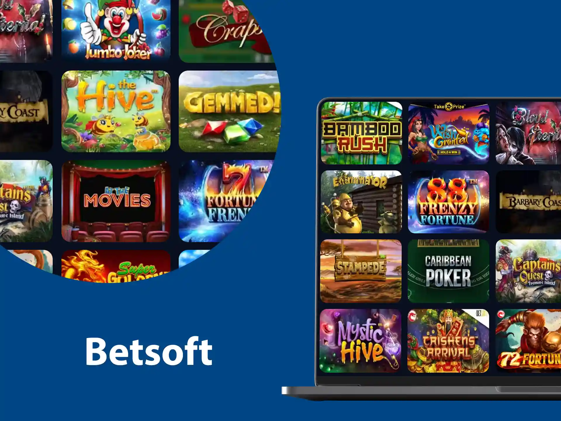 Betsoft has created over 200 innovative games and is a leader in creating exciting slot machines.