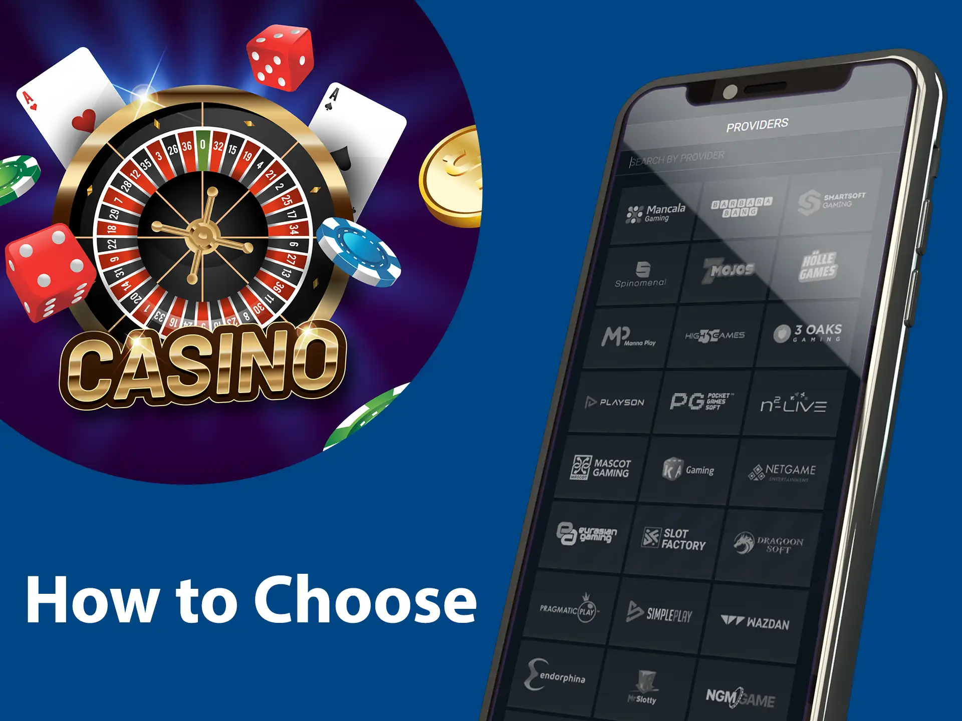 To choose a reliable casino provider you should check several selection criteria.