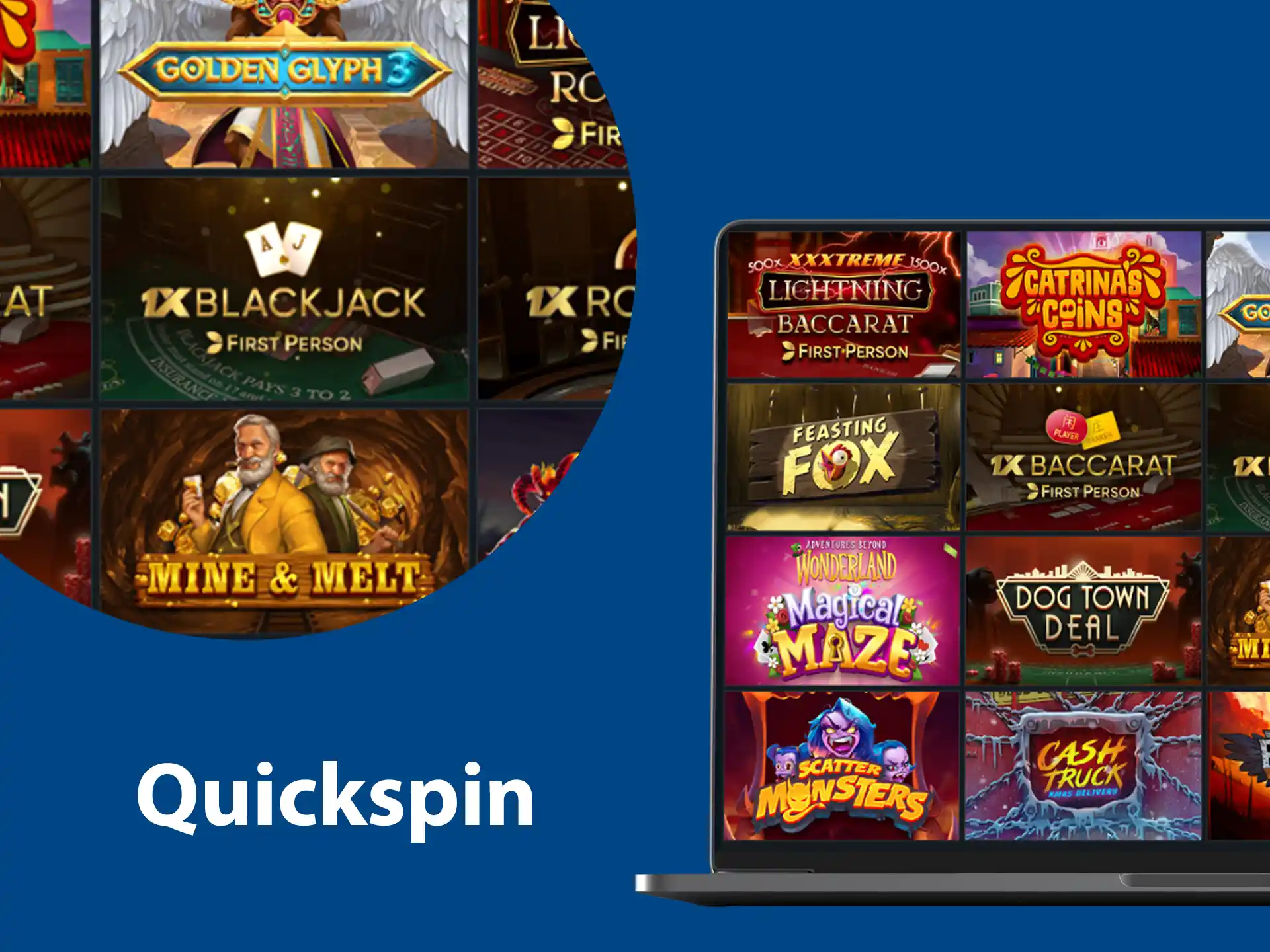 Swedish game development studio Quickspin has created dozens of games with great graphics.
