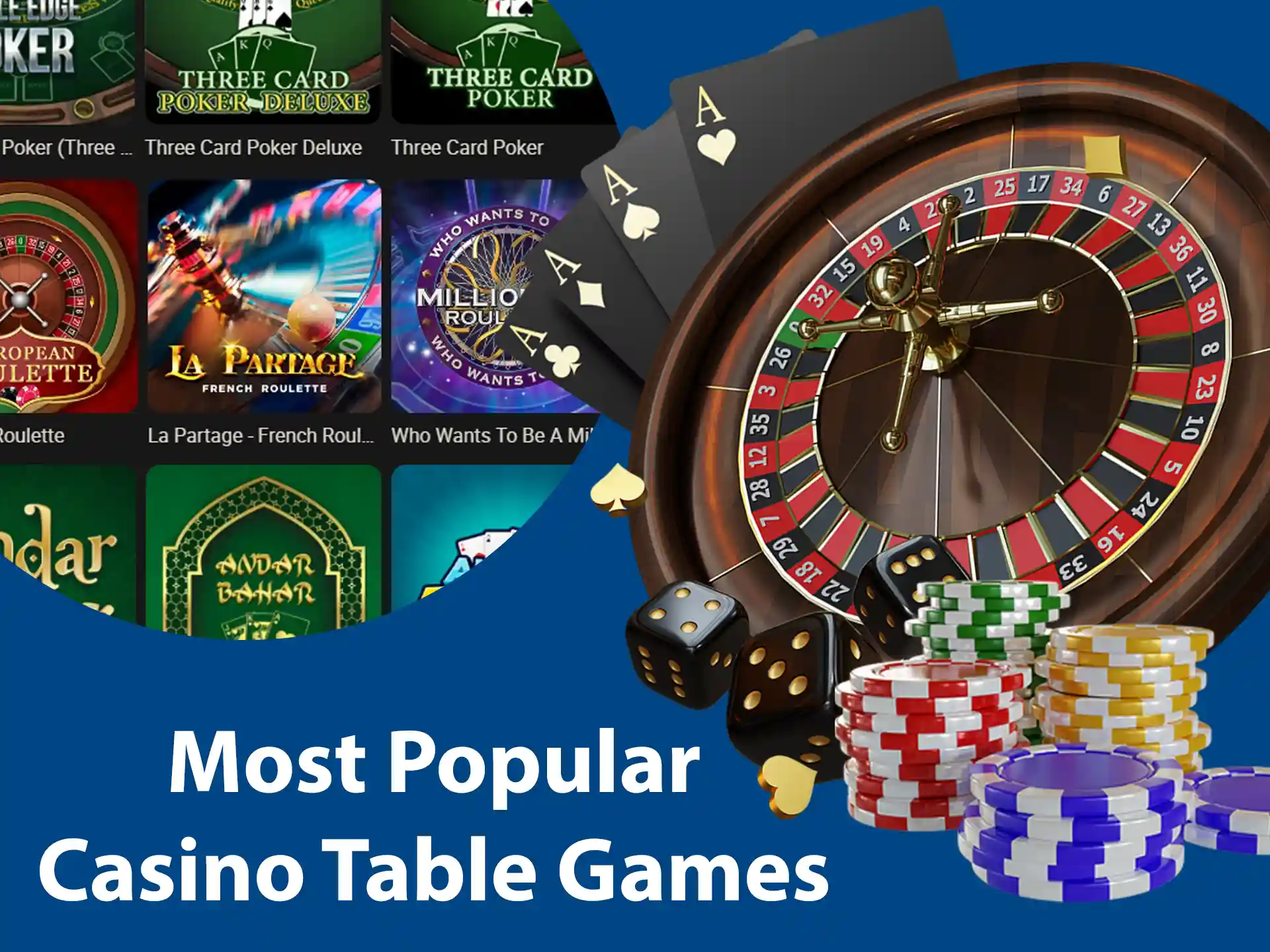Fascinating table games according to experienced players.