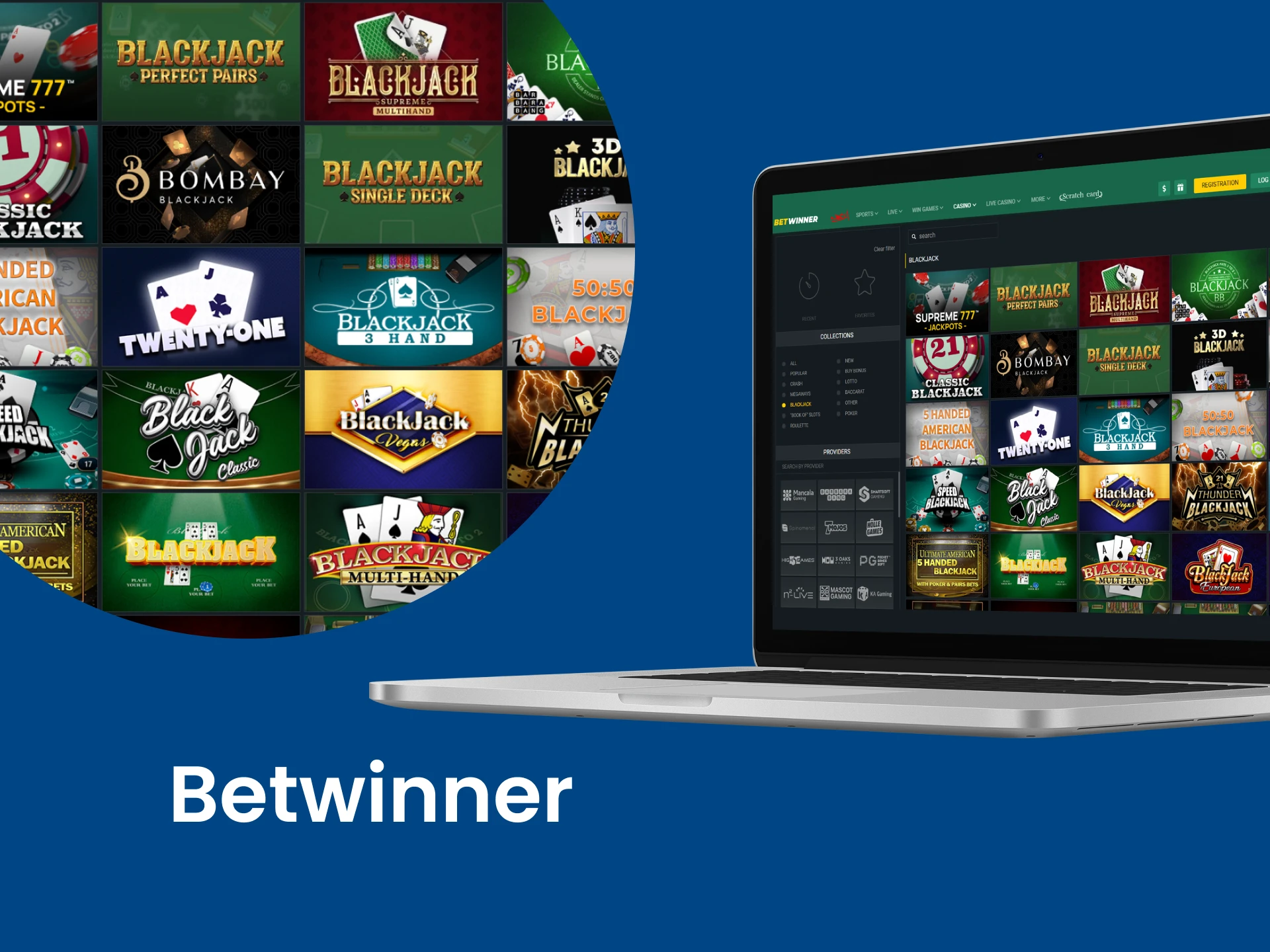 For blackjack games, choose Betwinner casino.