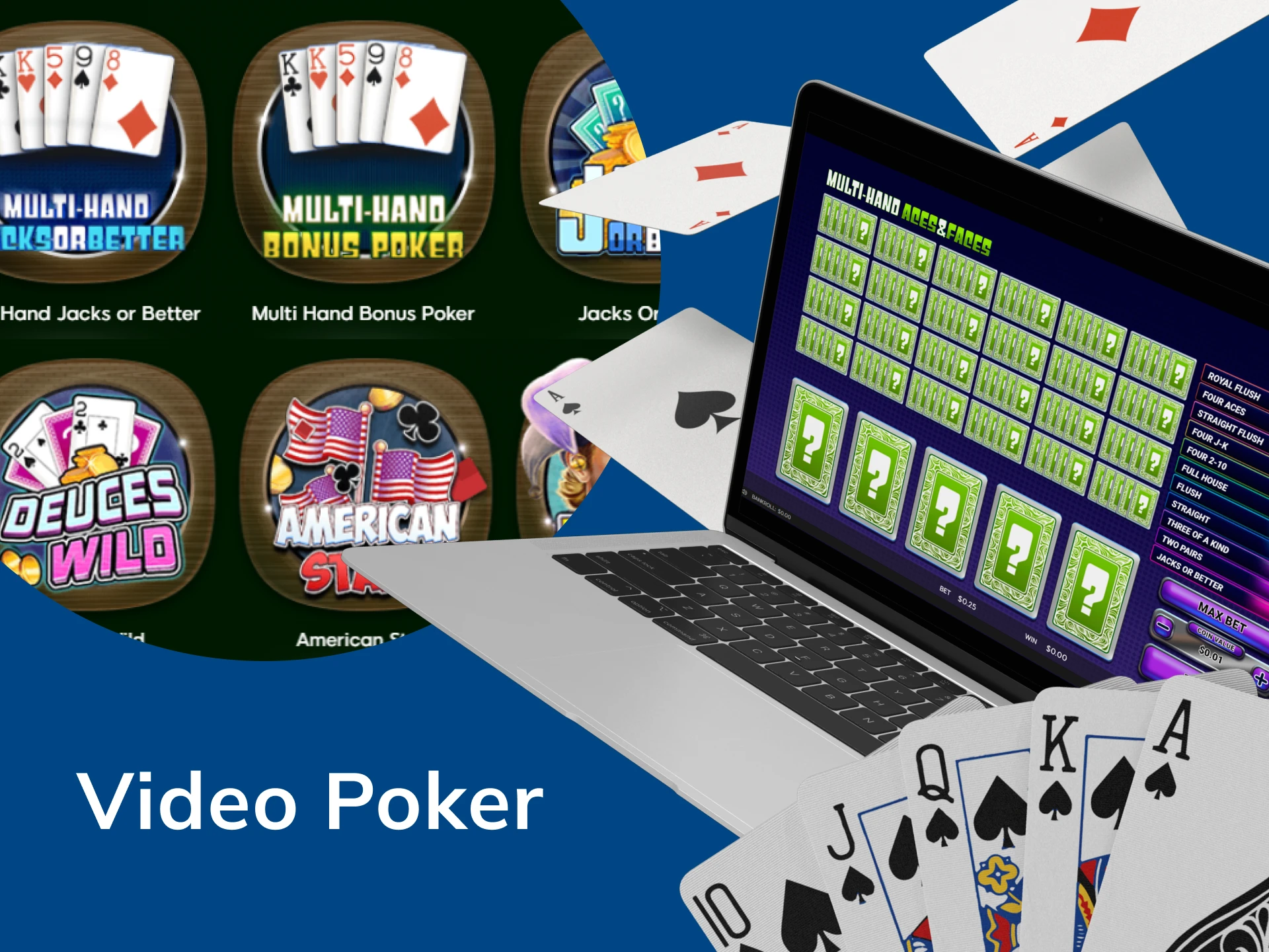 Video poker is the best choice for players who love poker and slot machines.