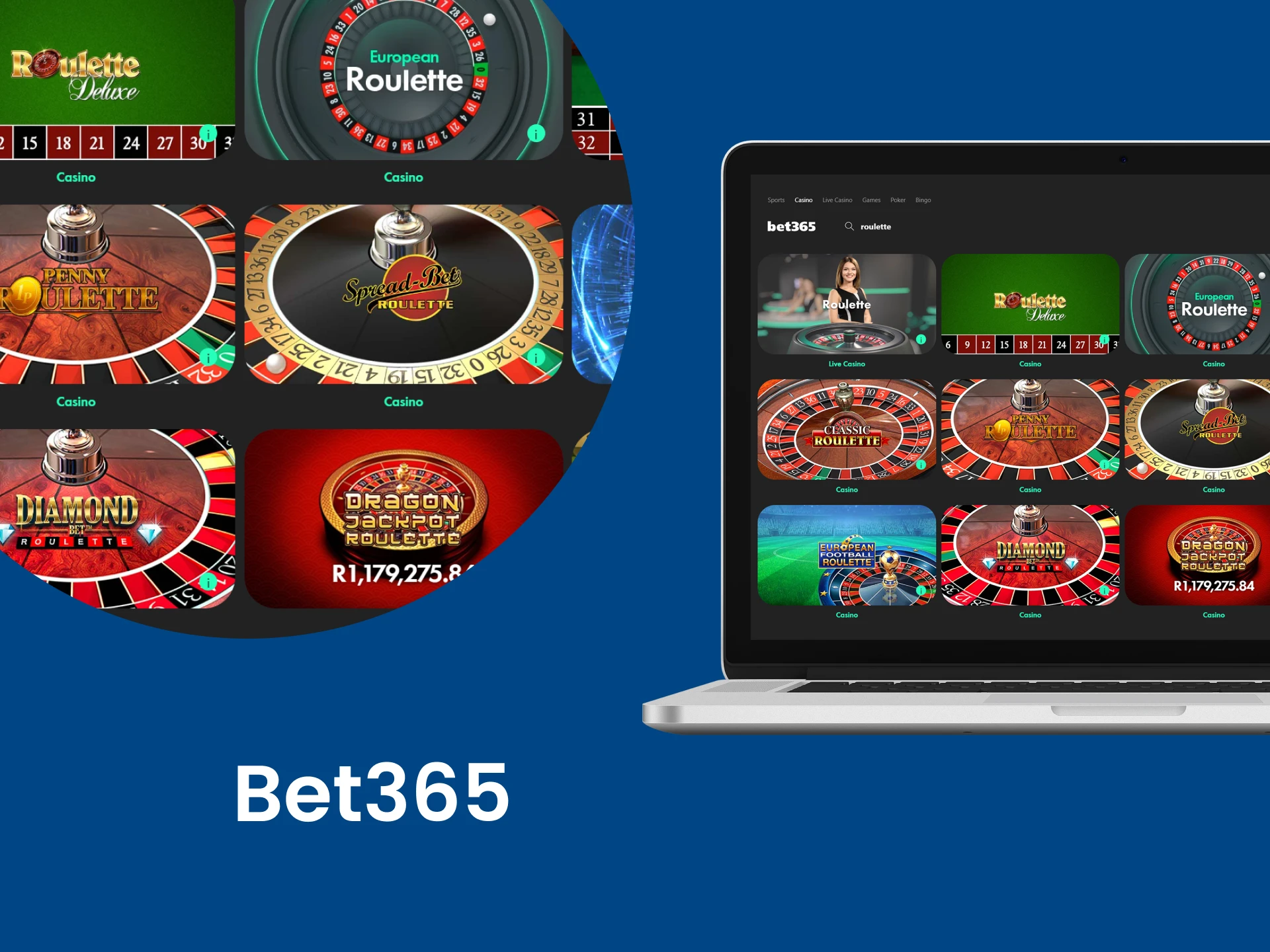 Choose a quality roulette service such as Bet365.