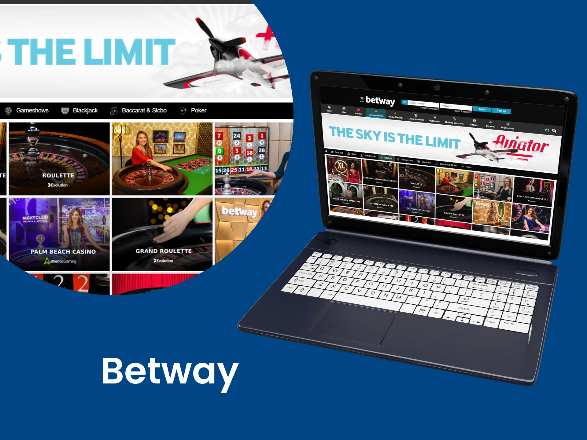 Betway is ideal for playing roulette.