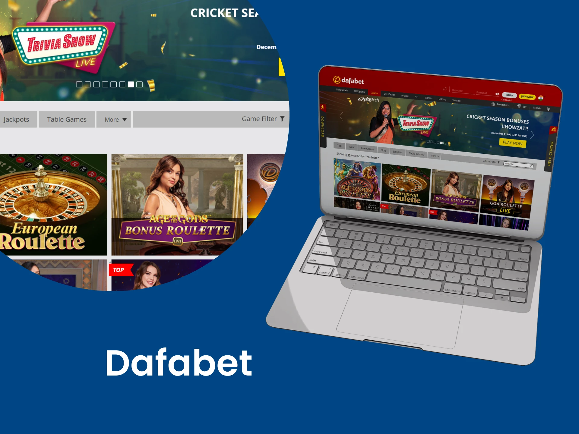 Dafabet is ideal for playing roulette.