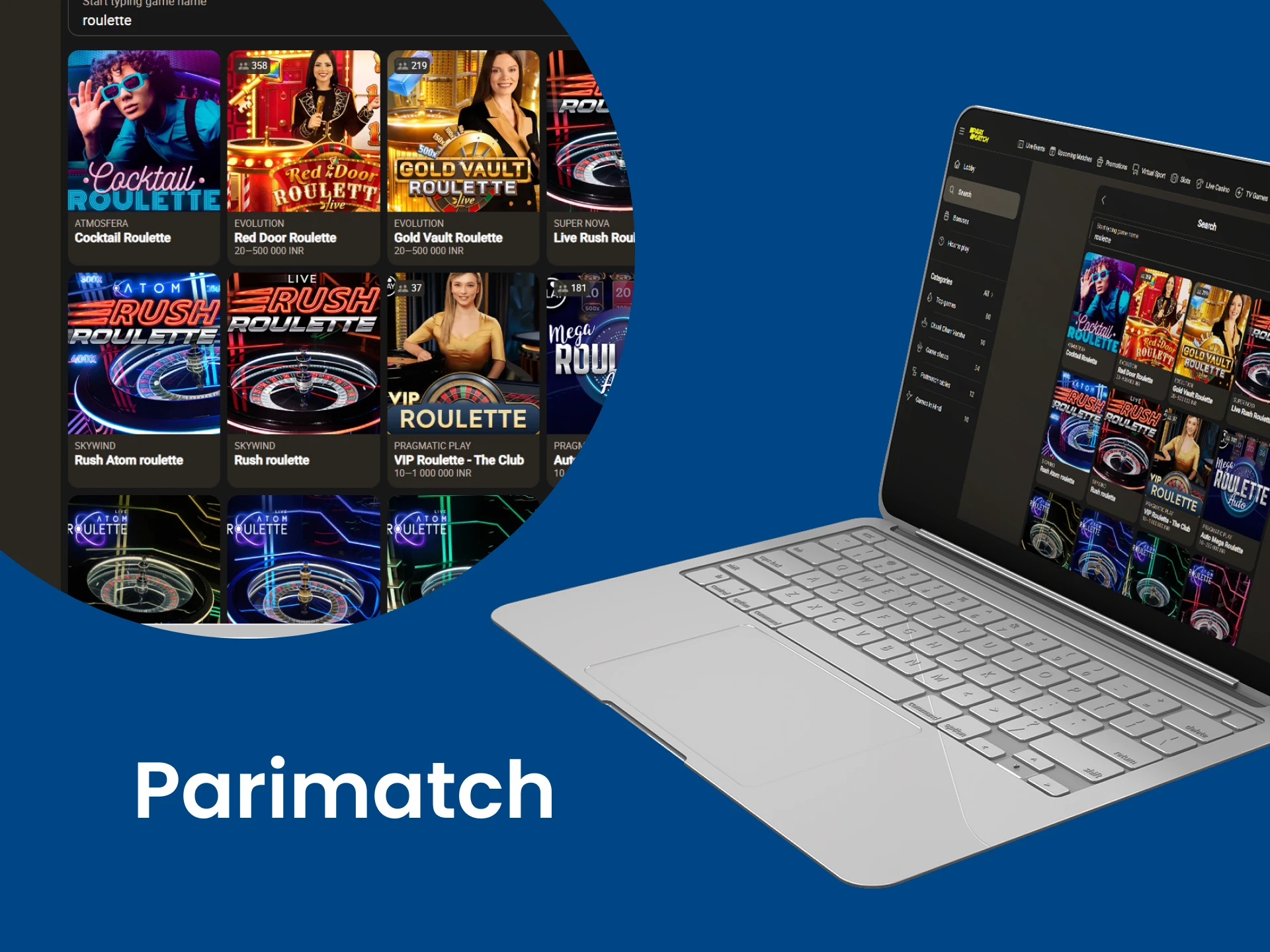 For roulette games, choose Parimatch.