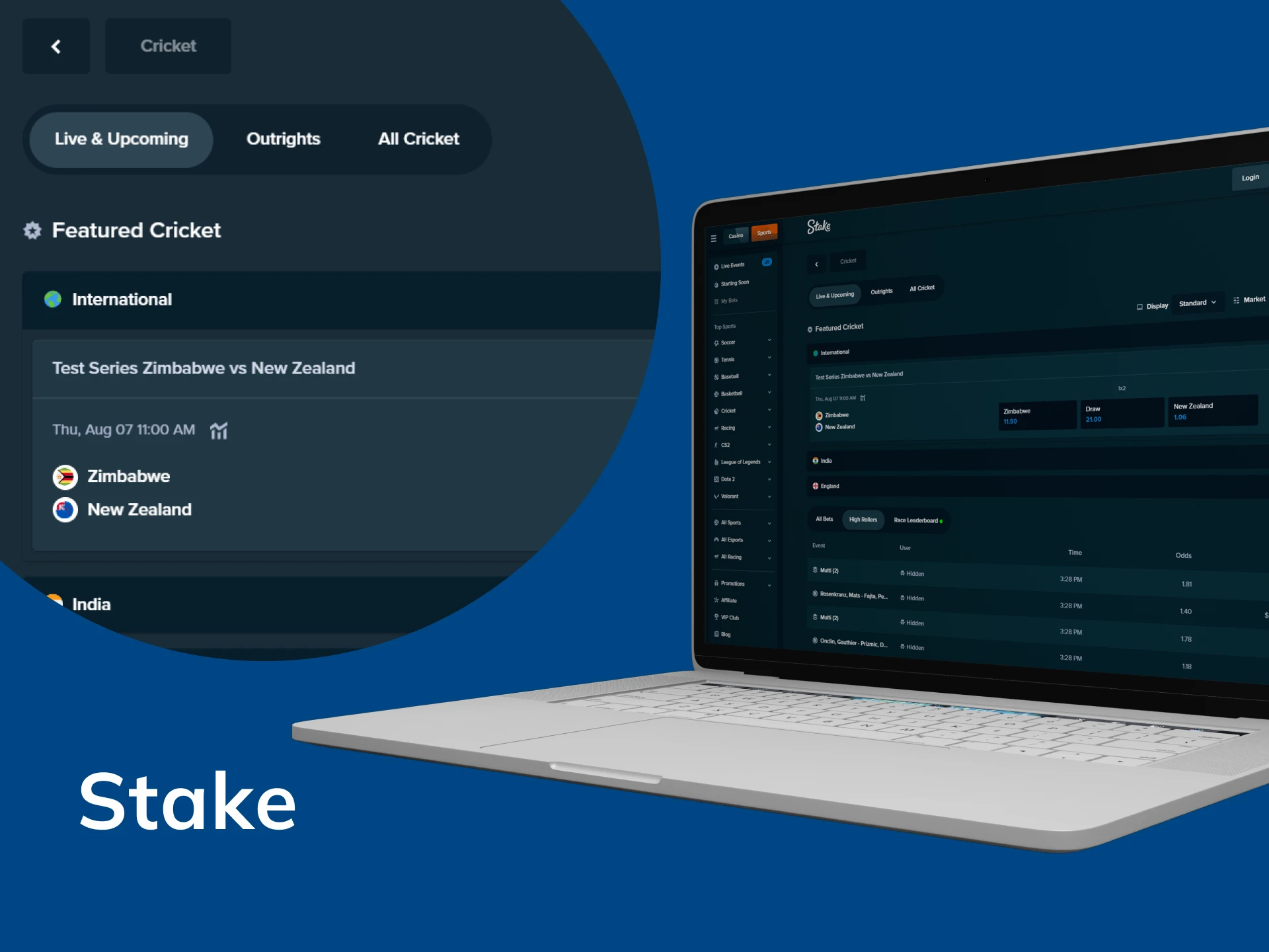 Stake betting site has good user reviews.